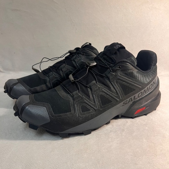 Salomon Men's SPEEDCROSS Trail Running Shoes SensiFit Hiking Outdoor Size 13 - Picture 16 of 16